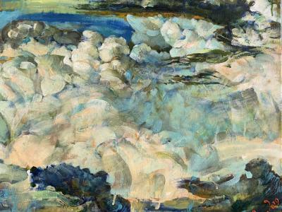 Cvetelin Cvetanov, Heaven 2, olej na plátne, 60x50cm, 1000 EUR
