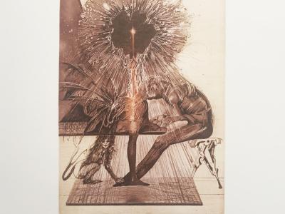 Karel Demel, Monstrance, 36x50 cm, 240 EUR