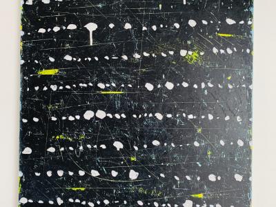 Jan Svoboda, Záznamy ve tmě, olej na plátne, 50x70cm, 1080 EUR